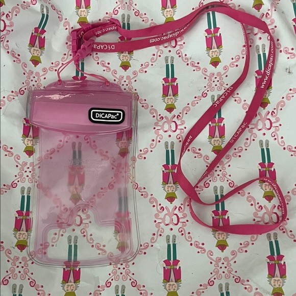 Other - Pink Waterproof Phone Pouch for Kids